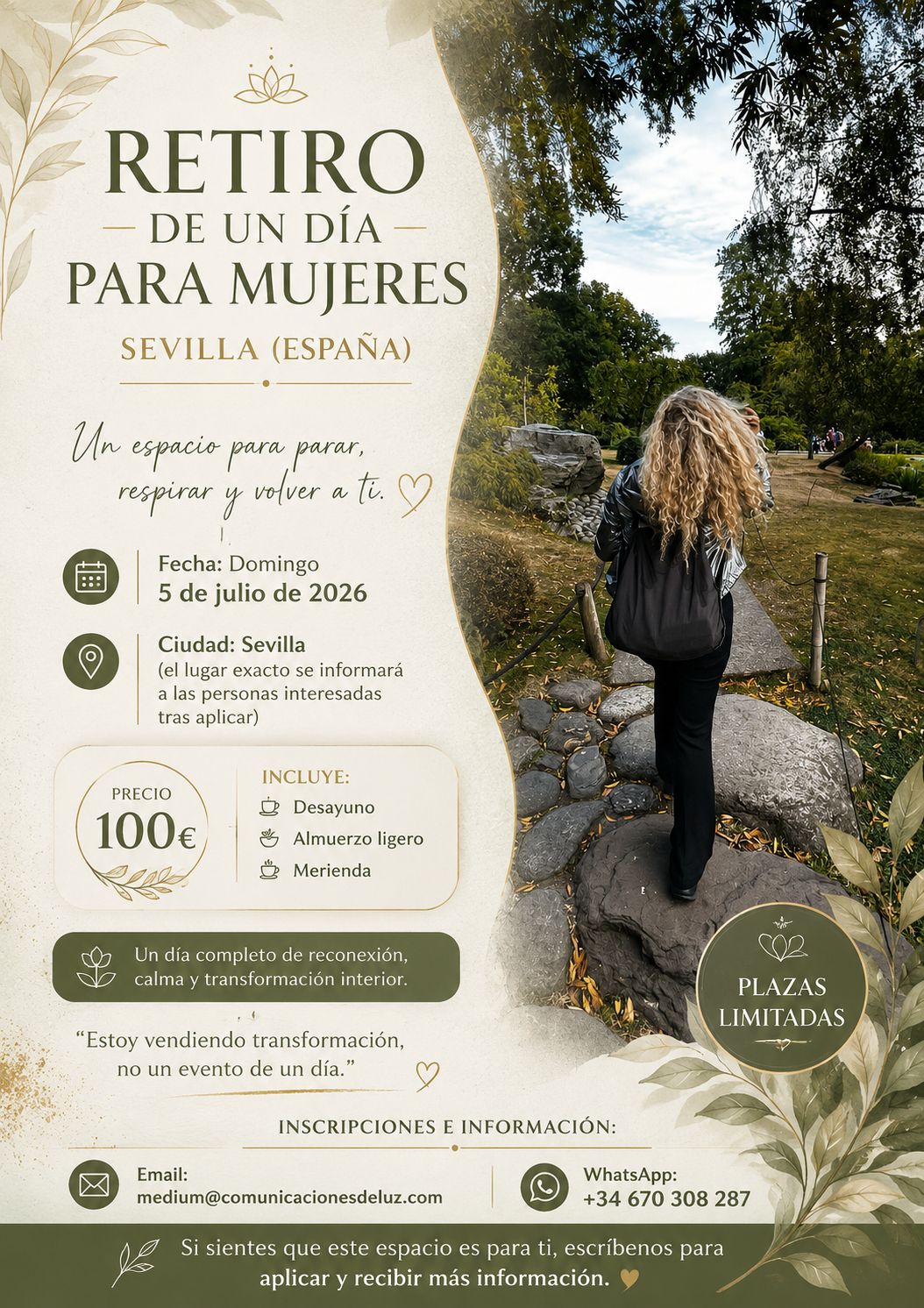 Retiro un día para mujeres - 2026